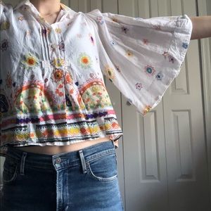 SPRING SALE 🌟🌿 ANTHRO crop blouse